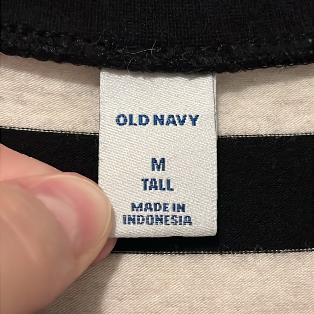 ⚡️ 3 for $30 ⚡️ Old Navy Striped Long Sleeve T-Shirt Dress - Picture 6 of 8